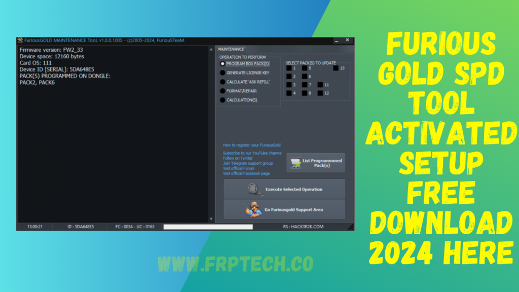 Furious Gold SPD Tool Activated Setup Free Download 2024 Here