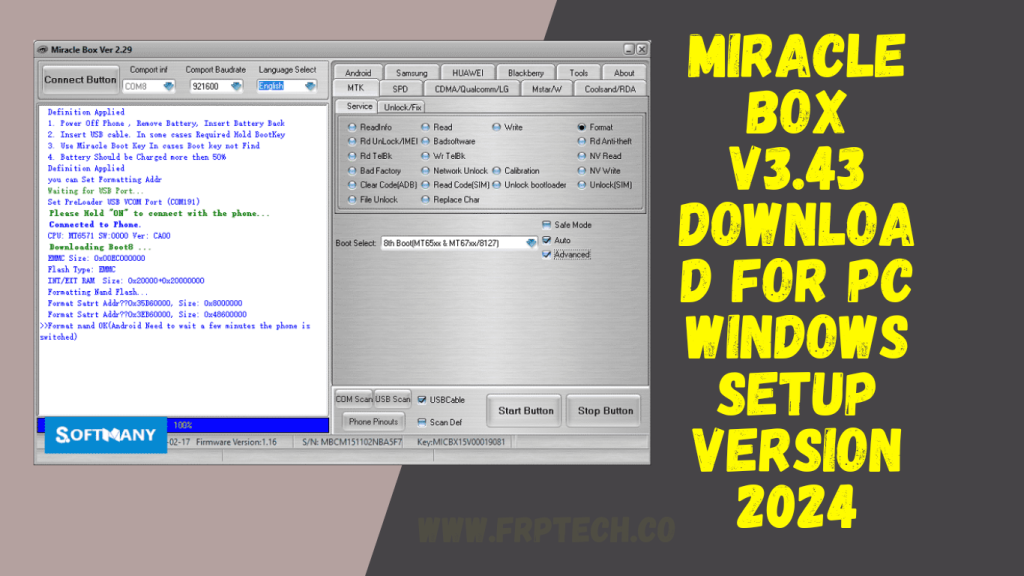 Miracle Box V3.43 Download For Pc Windows Setup Version 2024