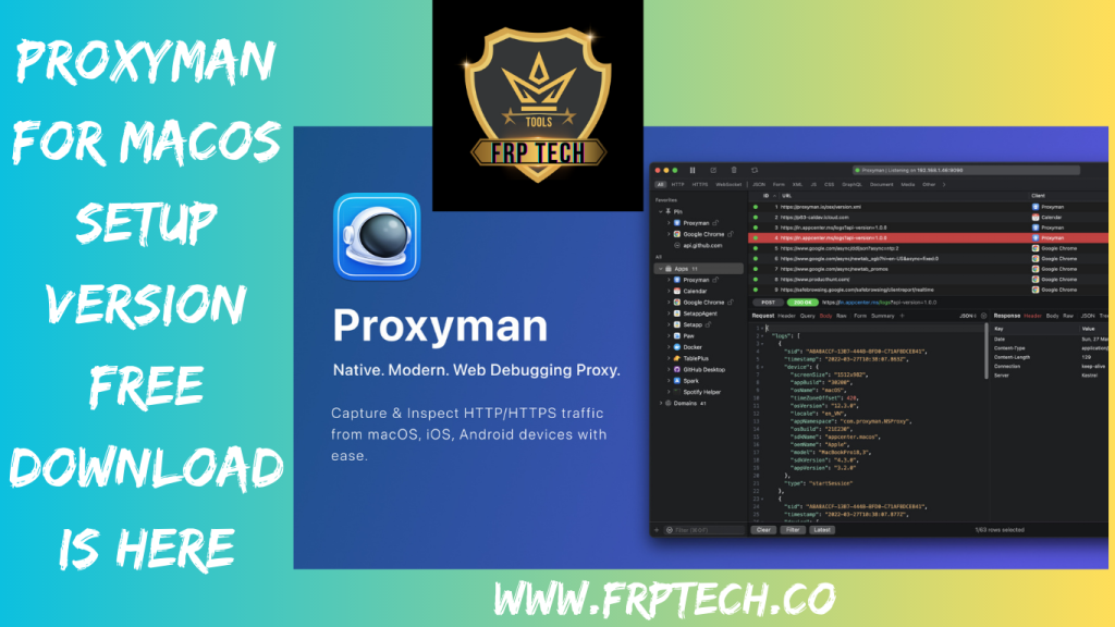 Proxyman For macOS Setup Version Free Download Is Here
