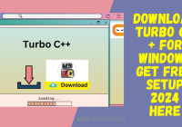 Download Turbo C++ For Windows Get Free Setup 2024 Here
