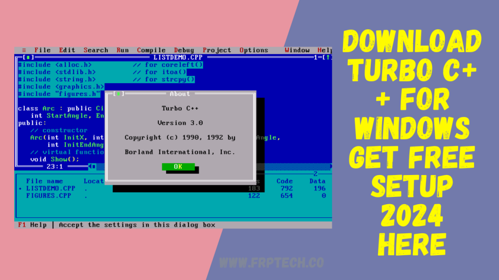 Download Turbo C++ For Windows Get Free Setup 2024 Here