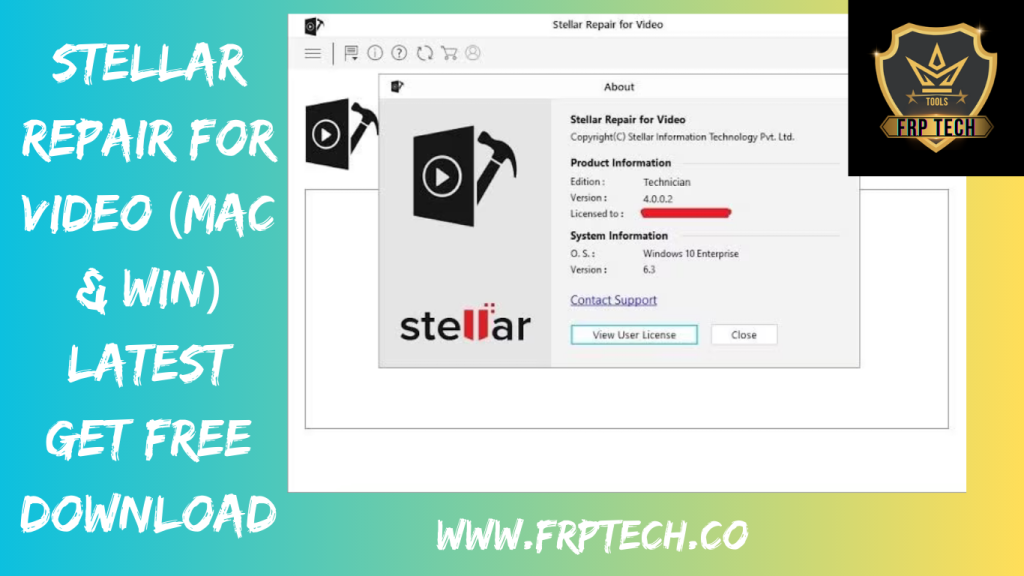 Stellar Repair For Video (Mac & Win) Latest Get Free Download