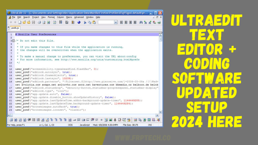 Ultraedit Text Editor + Coding Software Updated Setup 2024 Here