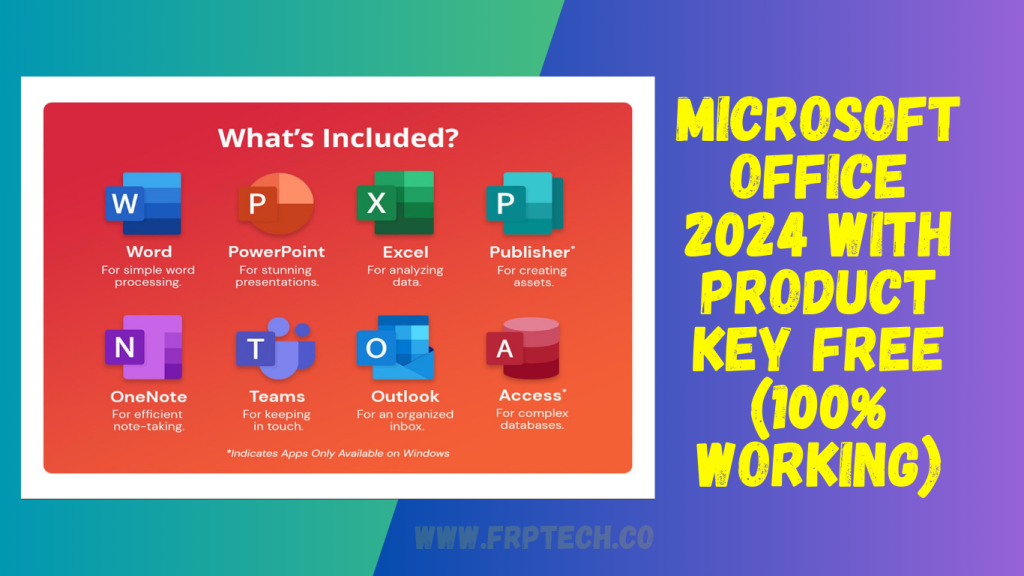 Microsoft Office 2024 With Product Key Free (100% Working)