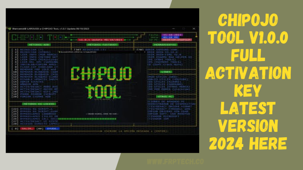 Chipojo Tool v1.0.0 Full Activation Key Latest Version 2024 Here